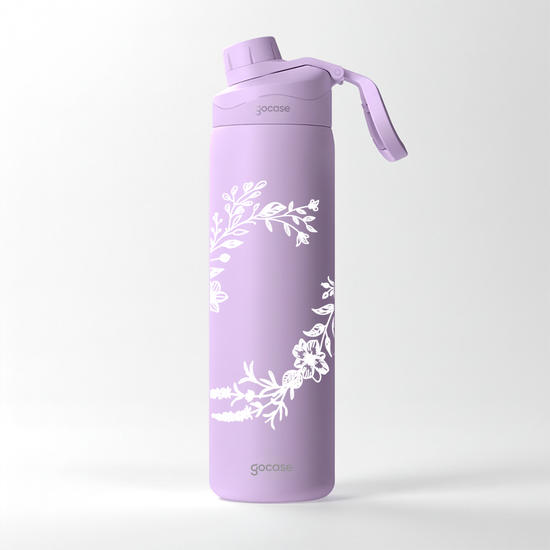  Garrafa Térmica Fresh - Ramo de Flor Linear