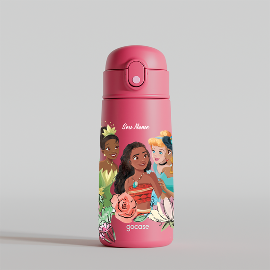 Garrafa Térmica Kids - Princesses Garden