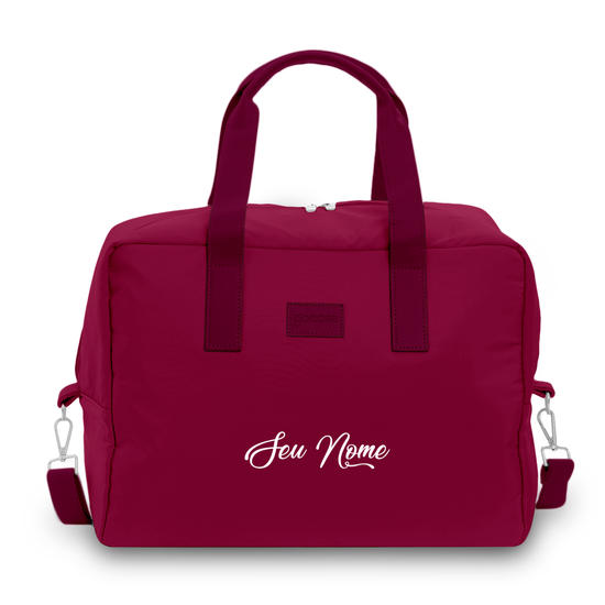 Bolsa Joy - Corações Flutuantes All Black - Fonte Cursiva Bolsa Joy - Corações Flutuantes All Black - Fonte Cursiva