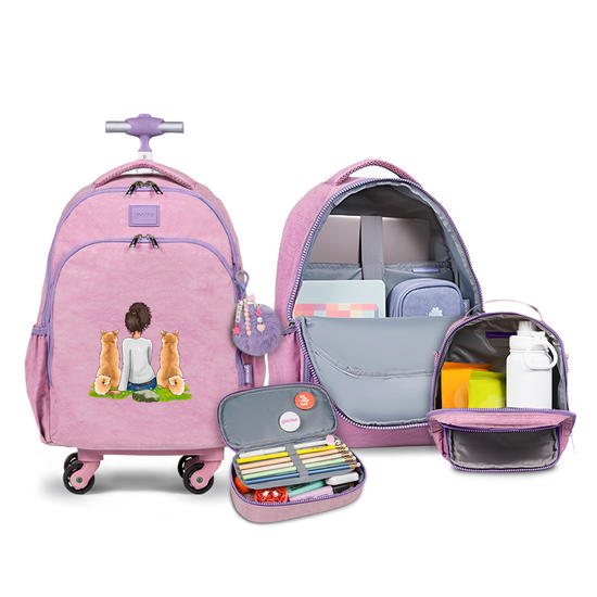  Kit Volta as Aulas - Garota Com 2 Pets