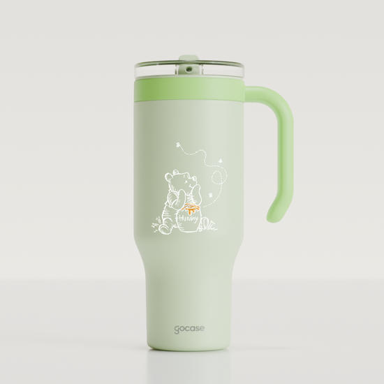  Copo Termico Life  - Turma do Pooh - Pooh Sketch