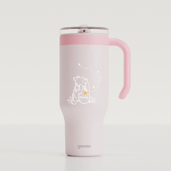  Copo Termico Life  - Turma do Pooh - Pooh Sketch