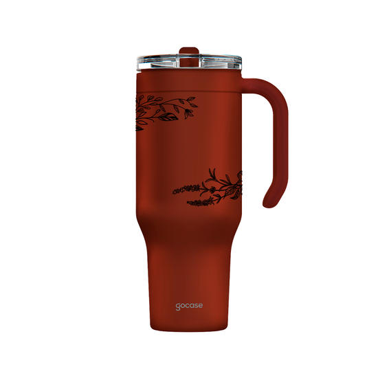  Copo Termico Life  - Ramo de Flor Linear