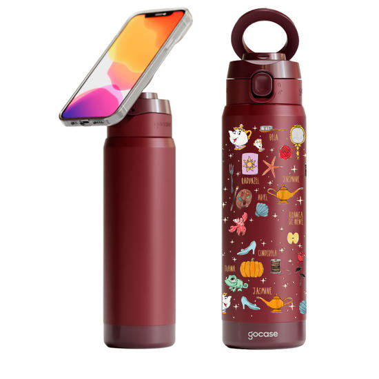  Garrafa Térmica Magsafe - Pattern Princess Elements