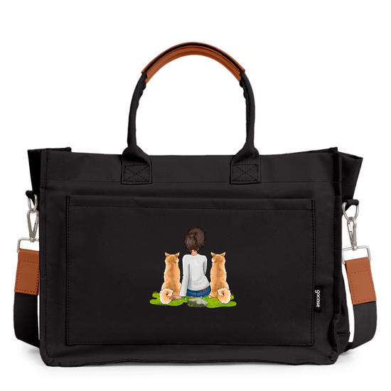 Mini Tote -    Garota Com 2 Pets.