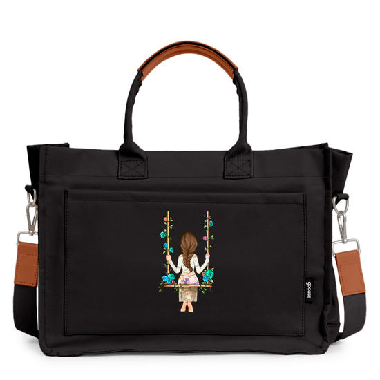 Mini Tote -    Garota Floral.