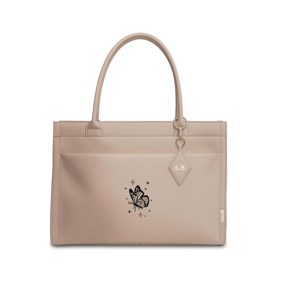  Tote Mini Pro - Iniciais Borboletas Minimal