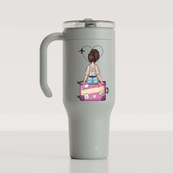  Copo Térmico Life - Garota Viagem Oki