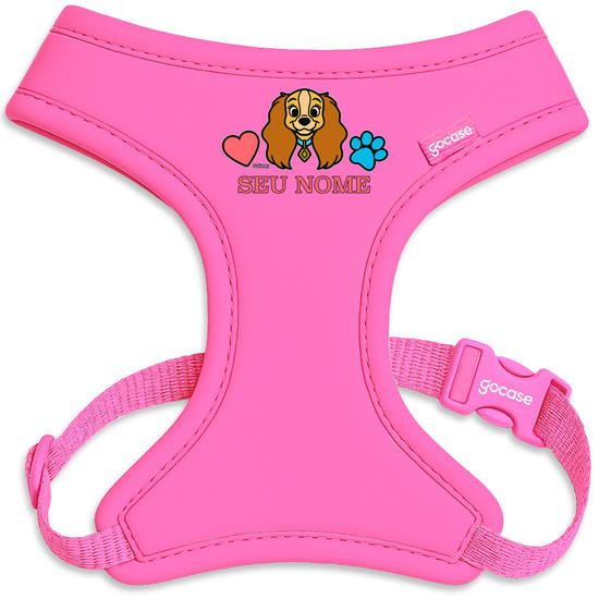 Peitoral Pet - A Dama e o Vagabundo - Dama Cute