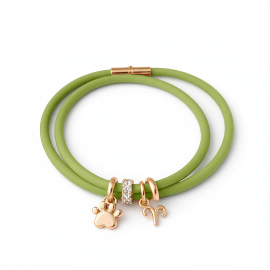  Pulseira com Pingente - Verde