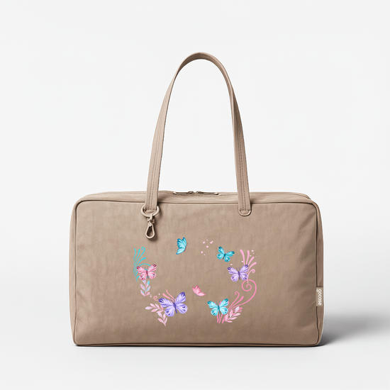  Tote Baguete - Borboletas com Aquarela