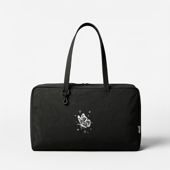  Tote Baguete - Iniciais Borboletas Minimal