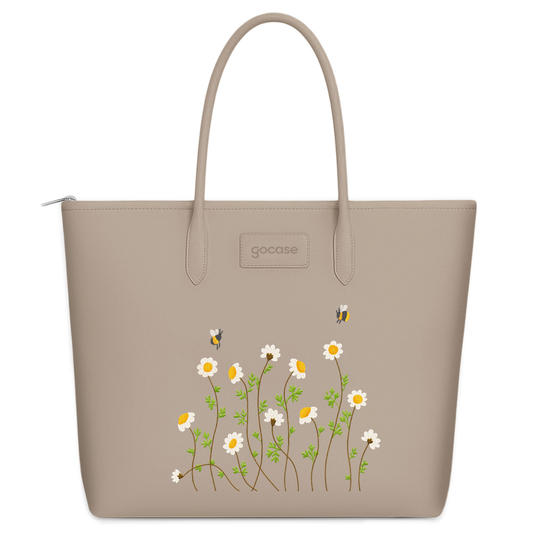 Tote Colors Universitária - Cute Daisy  Jardim de Margaridas.