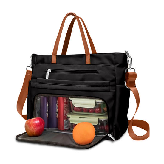 Tote Executiva Preta - Personalize Com Sua Frase 1