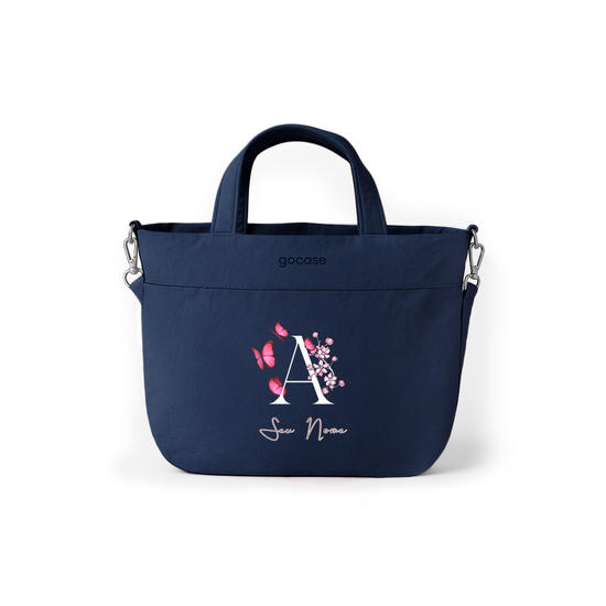 Tote Micro -Inicial Cherry Butterfly.