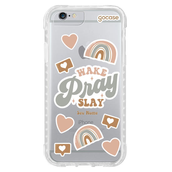 Capinha para celular  Wake Pray Slay