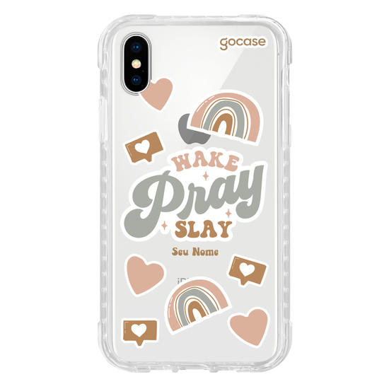 Capinha para celular  Wake Pray Slay