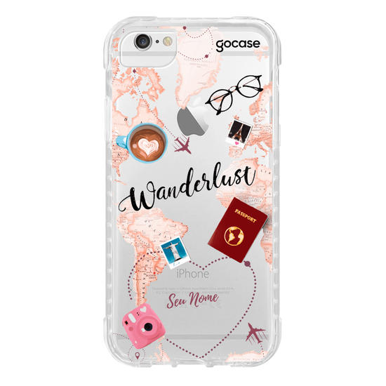 Capinha para celular World Trip Clean