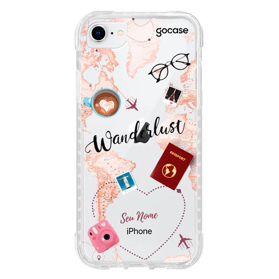 Capinha para celular World Trip Clean
