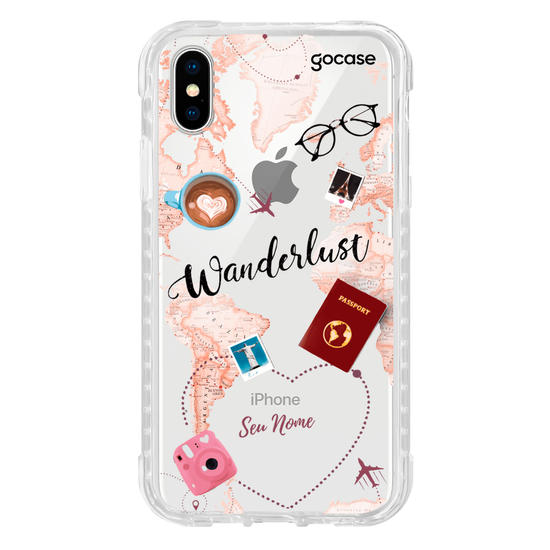 Capinha para celular World Trip Clean