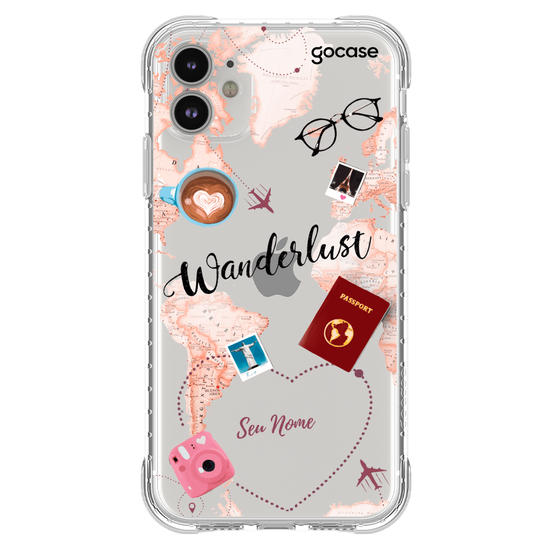 Capinha para celular World Trip Clean