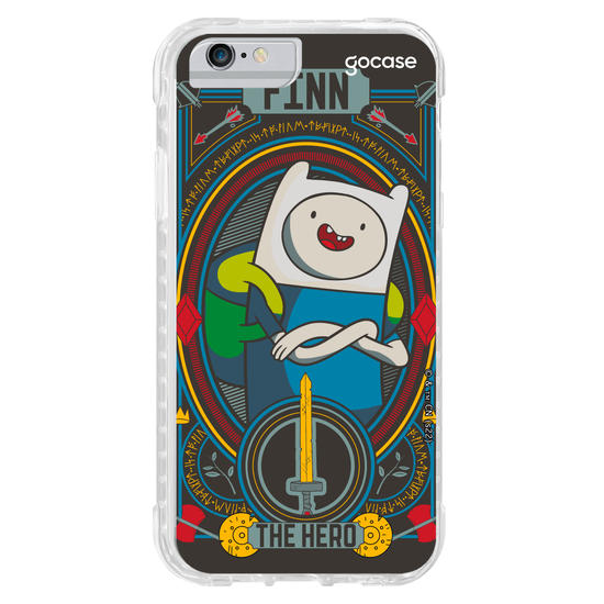 Capinha para celular Adventure Time - Finn