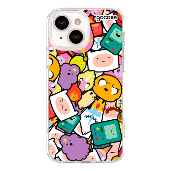 Capinha para celular Adventure Time - Personagens Pattern