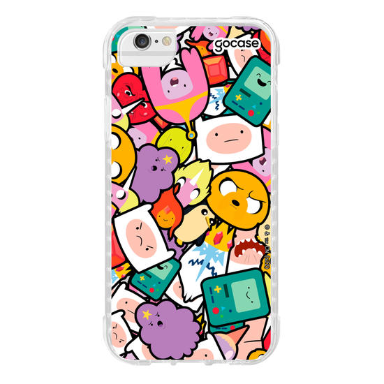 Capinha para celular Adventure Time - Personagens Pattern