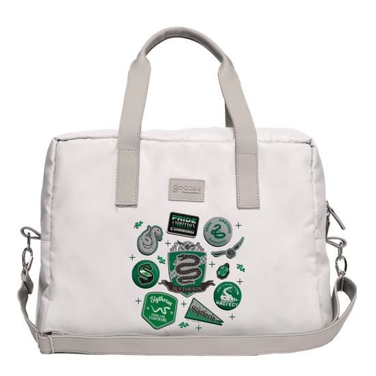 Bolsa Joy Off White - Harry Potter - Sonserina Patches