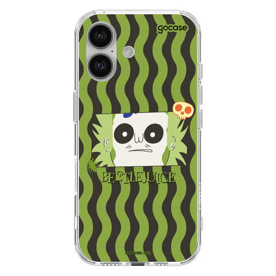 Capinha para celular  BeetleJuice - Funny Stripes