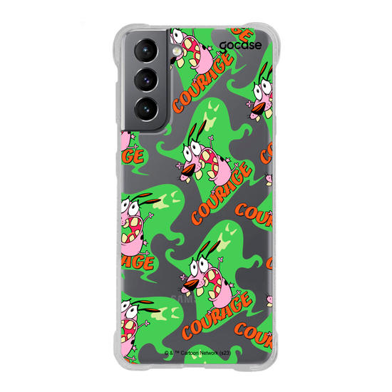 Capinha para celular Coragem, o Cão Covarde - Assustado