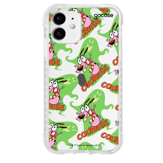 Capinha para celular Coragem, o Cão Covarde - Assustado