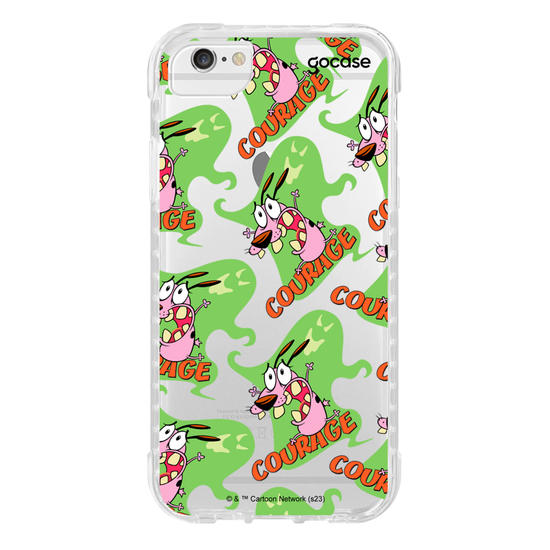Capinha para celular Coragem, o Cão Covarde - Assustado