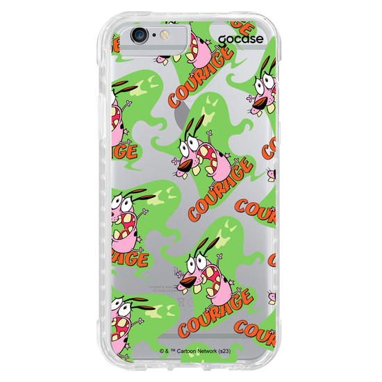 Capinha para celular Coragem, o Cão Covarde - Assustado