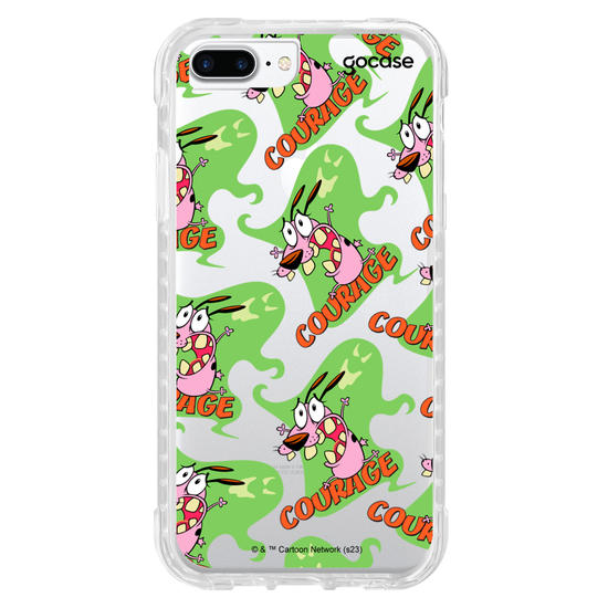 Capinha para celular Coragem, o Cão Covarde - Assustado