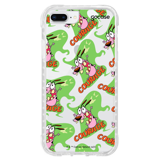 Capinha para celular Coragem, o Cão Covarde - Assustado
