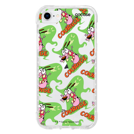 Capinha para celular Coragem, o Cão Covarde - Assustado