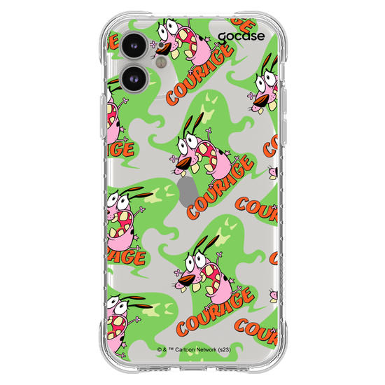 Capinha para celular Coragem, o Cão Covarde - Assustado