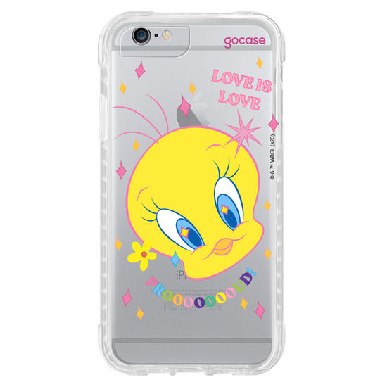 Capinha para celular Looney Tunes - Proooud! Love is Love