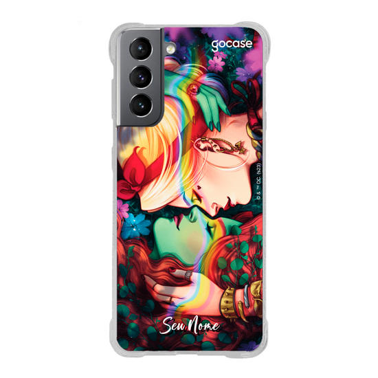 Capinha para celular Liga da Justiça - Amor e Loucura