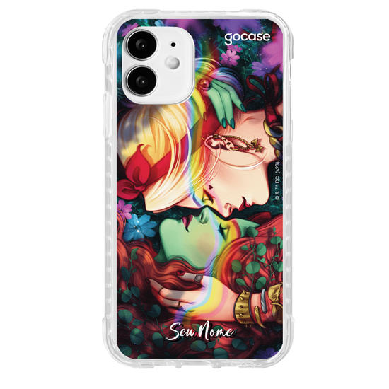 Capinha para celular Liga da Justiça - Amor e Loucura