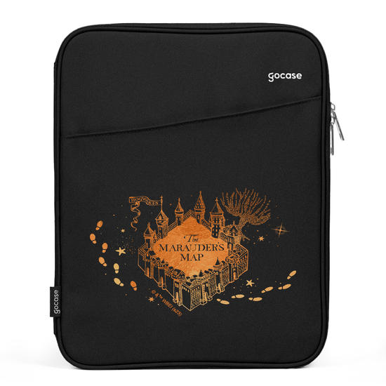 Capa Para Notebook Slim - Harry Potter - Mapa do Maroto Gold