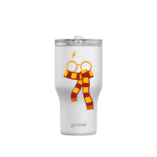 Copo Térmico Daily + Ebook -  Harry Potter - Óculos e  Cachecol