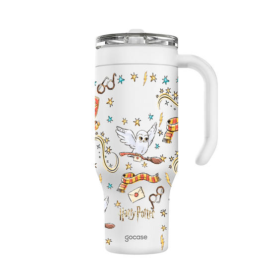 Copo Térmico Life + Ebook -  Harry Potter Itens Grifinória Clean Copo Térmico Life + Ebook -  Harry Potter Itens Grifinória Clean