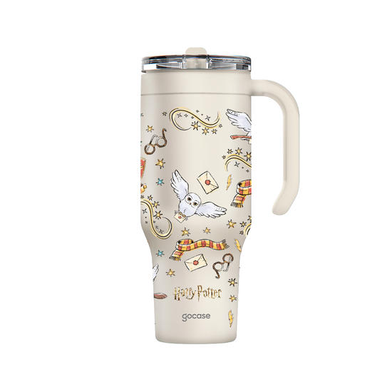 Copo Térmico Life + Ebook -  Harry Potter Itens Grifinória Clean