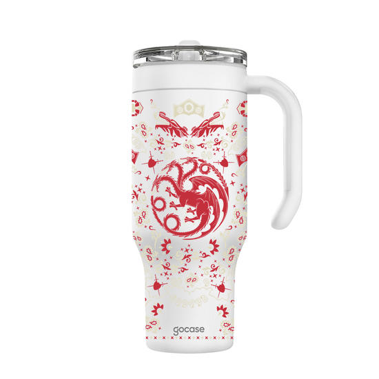 Copo Térmico Life + Ebook -  House of the Dragons - Pattern