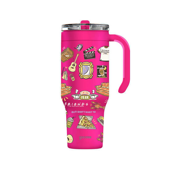 Copo Térmico Life + Ebook -  Friends - Pattern Old School