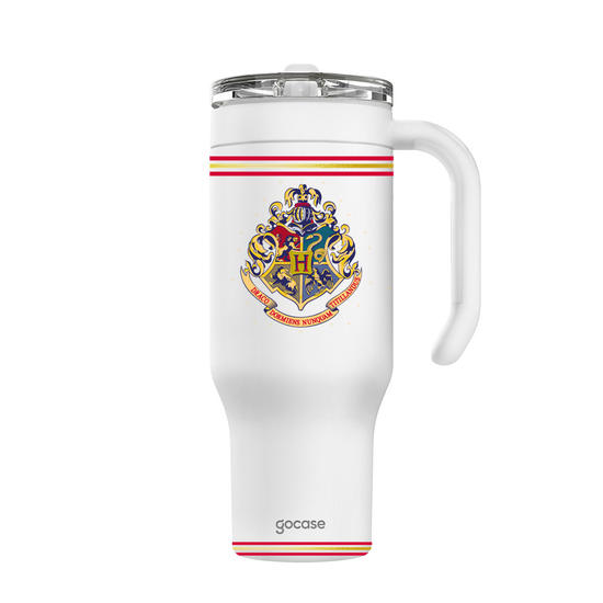 Copo Térmico Life + Ebook -  Harry Potter - Brasão Mágico