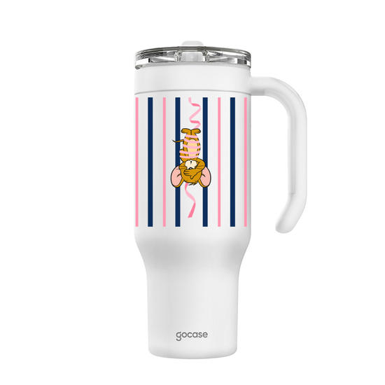 Copo Térmico Life + Ebook - Tom & Jerry - Listras