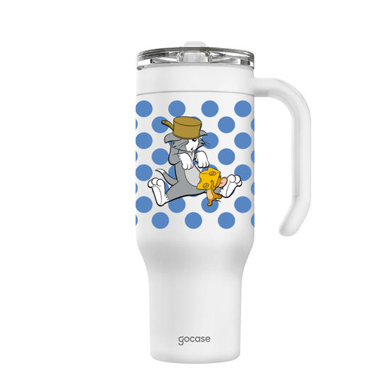 Copo Térmico Life + Ebook - Tom & Jerry - Póa